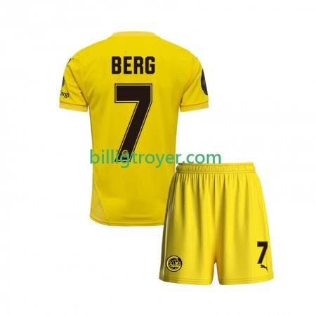 Billige Fotballdrakter FK Bodø Glimt Patrick Berg 7 Barn Hjemmedraktsett 2025 Kortermet